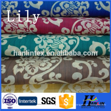 Polyester 100% pongee fabric /printed pongee fabric